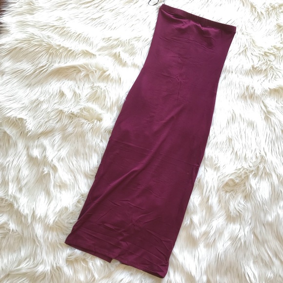 LAST ONE! Strapless midi dress - Picture 4 of 6